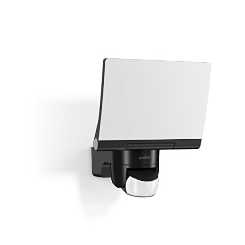 Steinel XLED Home 2 XL - Foco LED grande para exteriores (sensor de movimiento de 140° y potencia), color negro, Negro, Integriert 20W