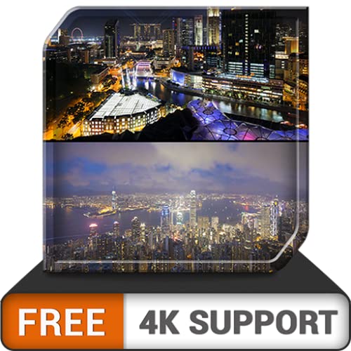 sueño de noche de ciudad gratis: decora tu habitación con hermosos paisajes en tu televisor HDR 8k 4k y dispositivos de fuego como fondo de pantalla y tema para mediación y paz