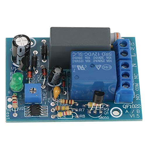 Temporizador de temporización de 220 V CA, interruptor de apagado, módulo de relé de tiempo 10A 250V CA / 10A 30V CC (0 ~ 10 segundos)