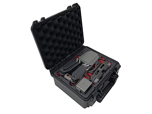 TOMcase Profesional maletín de Transporte, maletín para dji Mavic 2 Pro/Zoom + Muchos Accesorios. Outdoor Case compacta, Impermeable.