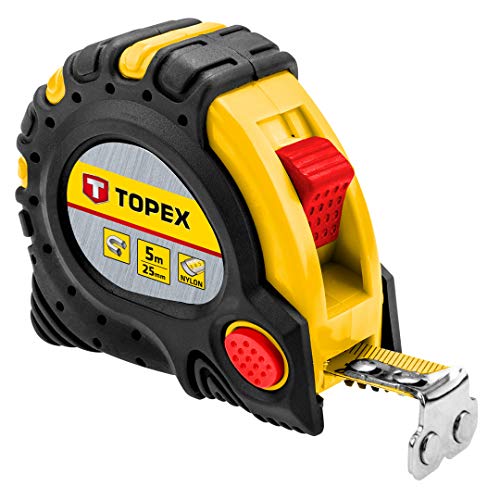 Topex 27C345 Flexómetro (5m / 25mm, punta magnética)