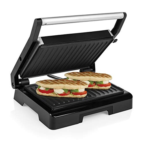 Tristar GR-2854 Parrilla de contacto – Revestimiento antiadherente – Tapa de acero inoxidable Tristar GR-2854 Parrilla de contacto – Revestimiento antiadherente – Tapa de acero inoxidable
