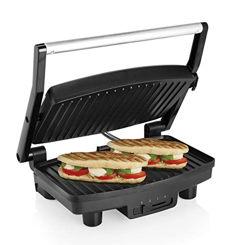 Tristar GR-2856 Parrilla de Contacto, 28 x 19 cm, Revestimiento antiadherente, 1500 W, Negro Tristar GR-2856 Parrilla de Contacto, 28 x 19 cm, Revestimiento antiadherente, 1500 W, Negro