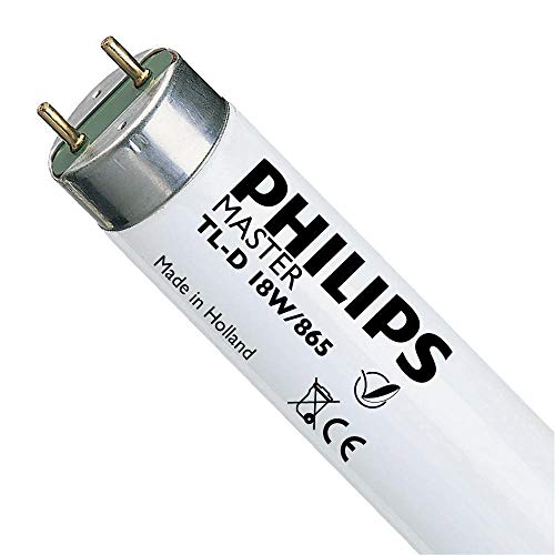 TUBO FLUORESCENTE Philips 18W, T8 590mm G13, 865 6500K