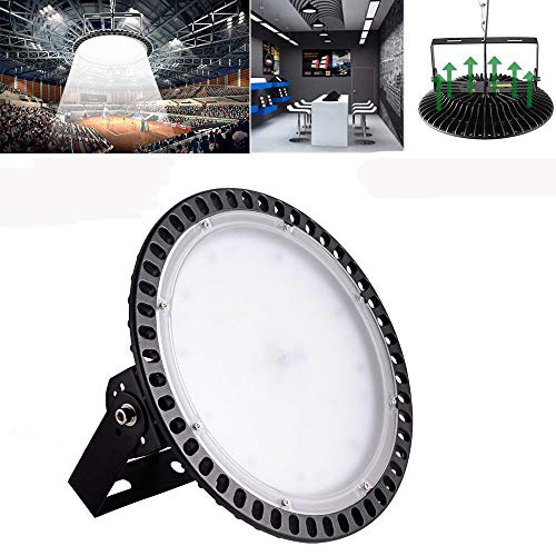 UFO LED Iluminación, 50W 120 grados Lámpara Industrial Ultra Delgada,Lámpara Industrial de Blanco Frío 6000-6500K