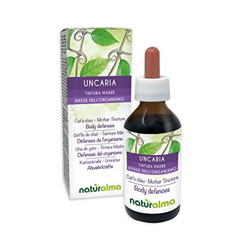 Uña de Gato (Uncaria tomentosa) cortezas Tintura Madre sin alcohol Naturalma | Extracto líquido gotas 100 ml | Complemento alimenticio | Vegano