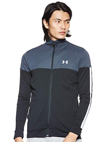 Under Armour Sportstyle Pique Track Jacket Chaqueta, Hombre, Gris (Stealth Gray/White 008), S
