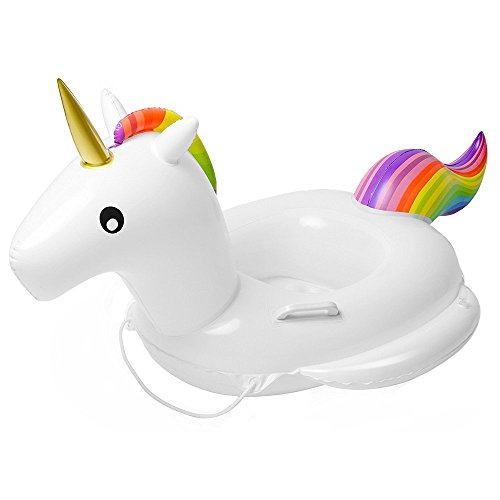Unicornio Flotador Hinchable para Bebé Piscina Inflable Juguete Flotador para1-6 Años Niños Unicornio Flotador Hinchable para Bebé Piscina Inflable Juguete Flotador para1-6 Años Niños