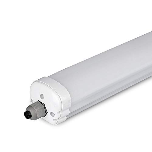 V-TAC SKU.6286 etanche LED 150 cm 48 W IP65 vt-1574, plástico, y otro MATERIAUX, T5, 48 W, color blanco