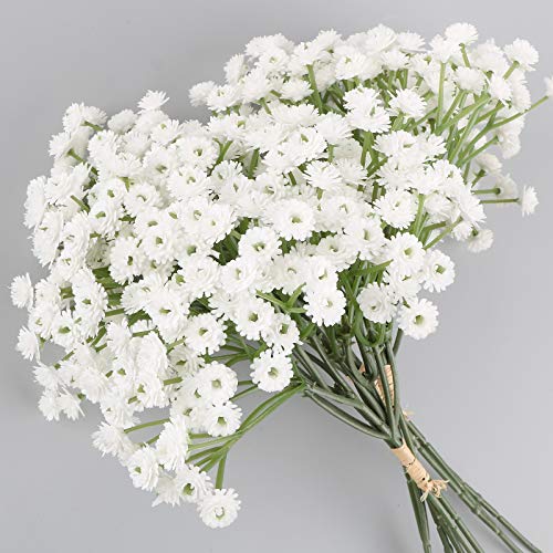 VINFUTUR 3pcs Flores Artificiales Paniculata Ramos Artificiales Decorativas Plantas Falsas Gypsophila Plástico para Decoración Jarrón Mesa Boda Fiesta Hogar Manualidad DIY VINFUTUR 3pcs Flores Artificiales Paniculata Ramos Artificiales Decorativas Plantas Falsas Gypsophila Plástico para Decoración Jarrón Mesa Boda Fiesta Hogar Manualidad DIY