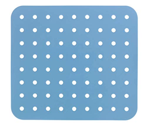 Wenko Alfombrilla para Fregadero, Cristal Rectangular, Azul, Extra Fuerte, Maße (B x H x T): 27,5 x 1 x 31 cm Wenko Alfombrilla para Fregadero, Cristal Rectangular, Azul, Extra Fuerte, Maße (B x H x T): 27,5 x 1 x 31 cm