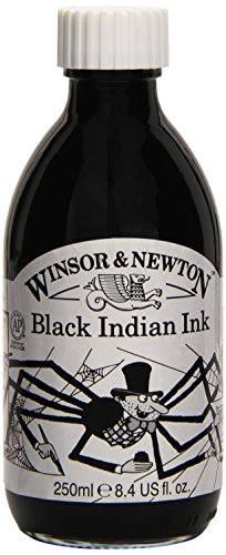 Winsor & Newton - Bote de goma laca (250 ml, color negro)