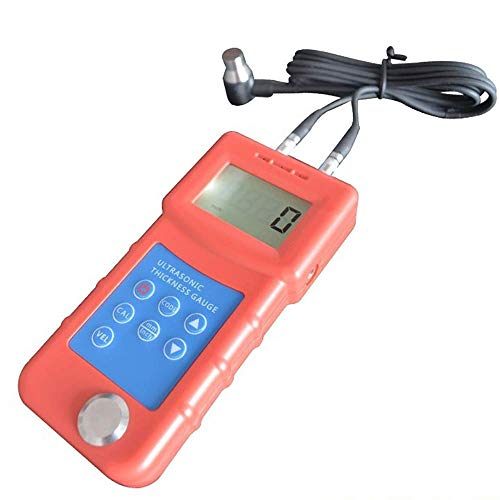 WY-YAN Medidor de espesor por ultrasonido 500~9000 m/s Tester for medir 1.0-280mm materiales bien como conductores moldeada Acero Hierro Aluminio Rojo Cobre Latón Zinc vidrio de cuarzo UM6800