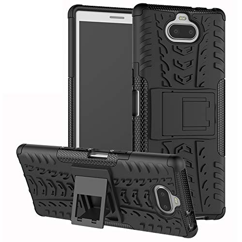 Xperia XA3 Funda,LiuShan Heavy Duty silicona Híbrida Rugged Armor soporte Cáscara de Cubierta Protectora de Doble Capa Caso para Sony Xperia 10/ Xperia XA3 (Not fit Xperia XA3 Ultra) Smartphone,Negro Xperia XA3 Funda,LiuShan Heavy Duty silicona Híbrida Rugged Armor soporte Cáscara de Cubierta Protectora de Doble Capa Caso para Sony Xperia 10/ Xperia XA3 (Not fit Xperia XA3 Ultra) Smartphone,Negro