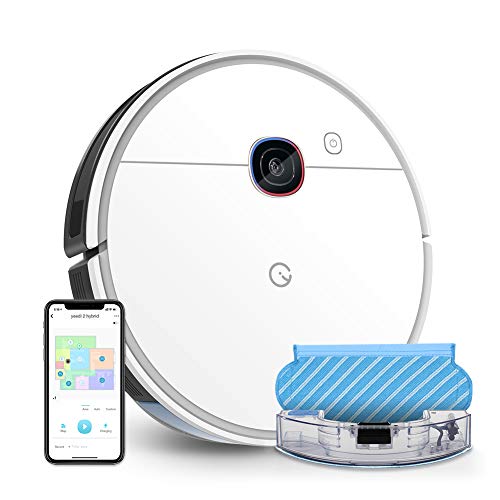 yeedi 2 hybrid Robot Aspirador y Fregasuelos, Potencia Succión 2500 pa, Navegación Inteligente con Mapa de la Casas, Ideal para Alfombras, APP Control, compatible para Alexa & Google Assistant yeedi 2 hybrid Robot Aspirador y Fregasuelos, Potencia Succión 2500 pa, Navegación Inteligente con Mapa de la Casas, Ideal para Alfombras, APP Control, compatible para Alexa & Google Assistant