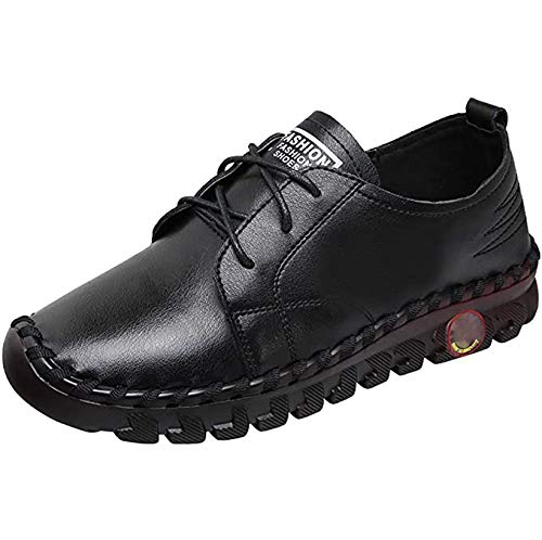 Zapatos De Cuero Pequeños De Todos Los Partidos Para Mujer, Punta Redonda Simple Botines De Tobillo De La Moda De Las Señoras Moda Oxford Zapatos Hechos A Mano Suave Retro Cómodo Conciso,Negro,41 Zapatos De Cuero Pequeños De Todos Los Partidos Para Mujer, Punta Redonda Simple Botines De Tobillo De La Moda De Las Señoras Moda Oxford Zapatos Hechos A Mano Suave Retro Cómodo Conciso,Negro,41