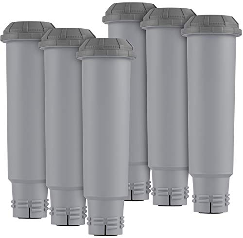 6 cartuchos de filtro de repuesto | Compatible con Krups | Set Aquali compatible con Bosch y Siemens