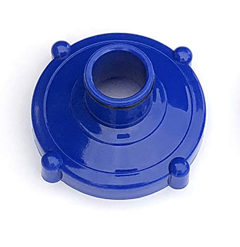 Algenschnapper Adaptador para aspiradora de Suelo, conexión roscada de 80 mm a Conector de Manguera de 32 mm, Azul