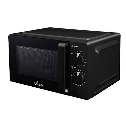 Ardes AR6520G Wave G - Horno microondas con grill de 20 litros, compacto, 9 funciones de cocción combinadas, 5 potencias regulables, plato giratorio y parrilla, temporizador, luz, 700 W, grill 900 W Ardes AR6520G Wave G - Horno microondas con grill de 20 litros, compacto, 9 funciones de cocción combinadas, 5 potencias regulables, plato giratorio y parrilla, temporizador, luz, 700 W, grill 900 W