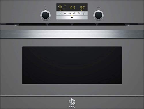 Balay, 3CH5656A0, Serie Cristal Horno compacto con microondas y vapor, 455 x 594 x 545 mm, 1000 W, Gris antracita, Control Comfort, Función AutoChef con 30 recetas Balay, 3CH5656A0, Serie Cristal Horno compacto con microondas y vapor, 455 x 594 x 545 mm, 1000 W, Gris antracita, Control Comfort, Función AutoChef con 30 recetas