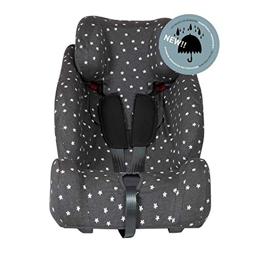 BAOBABS BCN - Funda Impermeable para Silla de coche Bebé Triofix y Century de Klippan | Tela protectora para asiento de bebé | Estampado Carbon Stars BAOBABS BCN - Funda Impermeable para Silla de coche Bebé Triofix y Century de Klippan | Tela protectora para asiento de bebé | Estampado Carbon Stars