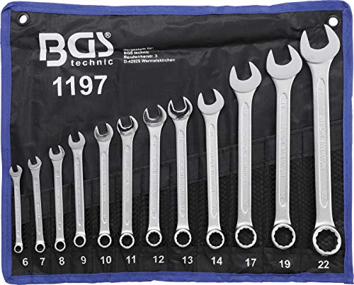BGS 1197 | Juego de llaves combinadas | 6 - 22 mm | 12 piezas BGS 1197 | Juego de llaves combinadas | 6 - 22 mm | 12 piezas