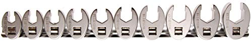 BGS 1756 | Juego de llaves de boca hexagonal abierta (crowfoot) | entrada 10 mm (3/8") | 10 - 19 mm | 10 piezas