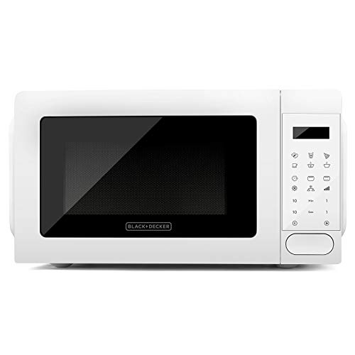 Black + Decker BXMZ701E - Microondas con grill, 20L, 700W potencia, 900W grill, 10 niveles de potencia, Función grill, Función descongelar, Temporizador 99 min, Auto-menú con 6 recetas, Compacto Black + Decker BXMZ701E - Microondas con grill, 20L, 700W potencia, 900W grill, 10 niveles de potencia, Función grill, Función descongelar, Temporizador 99 min, Auto-menú con 6 recetas, Compacto