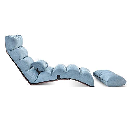 BOCbco Sofá perezoso ajustable, tatami/piso/dormitorio/cama individual/ventanal/sillón/sofá/plegable, adecuado para estudiantes que trabajan en casa, hombres y mujeres, resistente, inte BOCbco Sofá perezoso ajustable, tatami/piso/dormitorio/cama individual/ventanal/sillón/sofá/plegable, adecuado para estudiantes que trabajan en casa, hombres y mujeres, resistente, inte