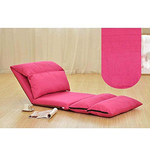 BOCbco Sofá perezoso ajustable, tatami/piso/dormitorio/cama individual/ventanal/sillón/sofá/plegable, adecuado para estudiantes que trabajan en casa, hombres y mujeres, resistente, inte