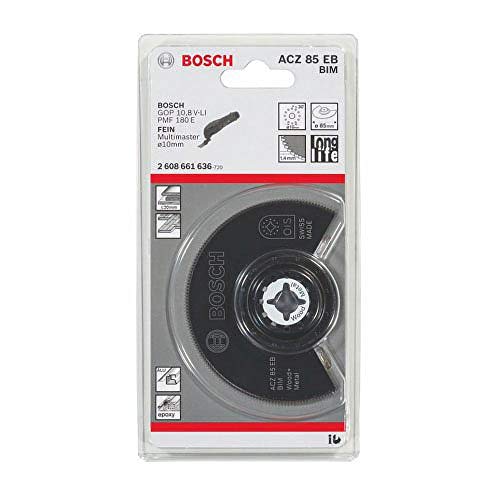 Bosch Professional Starlock - Hoja de sierra segmentada para madera y metal, ACZ 85 EB, 85 mm