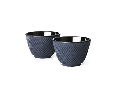 Bredemeijer G004B - Tazas de té Xilin, azul oscuro (juego de 2)