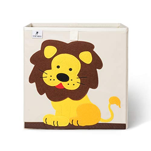 Caja de almacenamiento para niños I Caja de juguetes para habitación infantil (33 x 33 x 33 cm) para almacenamiento en estantería Kallax I Caja plegable de almacenamiento de juguetes para niños