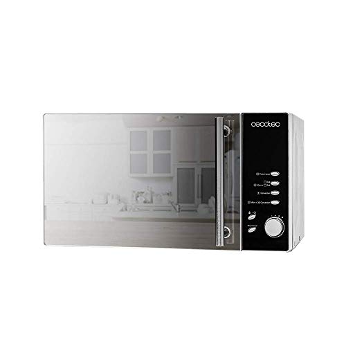 Cecotec Microondas Convection 2500 con Grill. Potencia 900 W, Grill 1950 W, Capacidad 25 litros, 8 funciones preconfiguradas, Modos combinados, Pantalla LED