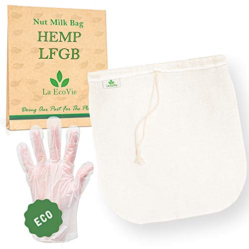 Colador de Tela | Bolsa para Leches Vegetales para Leche, Queso, Kefir, Café, Almendras | Cheese Cloth | Fibra de Cáñamo Natural | Estameña de Malla Fina | Strainer Colador de Tela | Bolsa para Leches Vegetales para Leche, Queso, Kefir, Café, Almendras | Cheese Cloth | Fibra de Cáñamo Natural | Estameña de Malla Fina | Strainer
