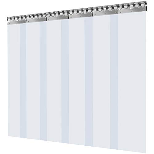 Cortina Puerta PVC Transparente Impermeable, 1 x 2 m, Material Impermeable Transparente PVC 6 Tiras Total, Cortina de Puerta PVC Ancho Total 1 m Cortina Puerta PVC Transparente Cortina Puerta PVC Transparente Impermeable, 1 x 2 m, Material Impermeable Transparente PVC 6 Tiras Total, Cortina de Puerta PVC Ancho Total 1 m Cortina Puerta PVC Transparente