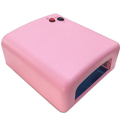 Crisnails® Lámpara UV 36W, Secador de Uñas para Manicura y Pedicura Permanente o Semipermanente, Timer 120s, Color Rosa Crisnails® Lámpara UV 36W, Secador de Uñas para Manicura y Pedicura Permanente o Semipermanente, Timer 120s, Color Rosa