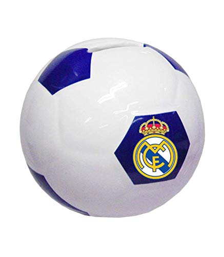 CYP IMPORT S cerámica con Forma de balón de Real Madrid Huchas Decorativas Muebles Pegatinas Decoración del hogar Unisex Adulto, Multicolor (Multicolor), única