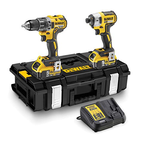 DeWalt DCK266P2-QW - Kit XR con taladro percutor a bateria DCD796, atornillador de impacto DCF887, 2 baterías Li-Ion 5, 0 Ah y organizador DS150 DeWalt DCK266P2-QW - Kit XR con taladro percutor a bateria DCD796, atornillador de impacto DCF887, 2 baterías Li-Ion 5, 0 Ah y organizador DS150