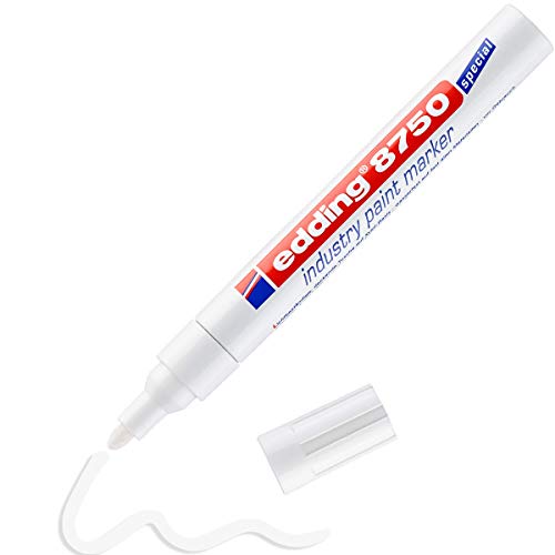 Edding 0007697720025 Rotulador de laca, Blanco Edding 0007697720025 Rotulador de laca, Blanco