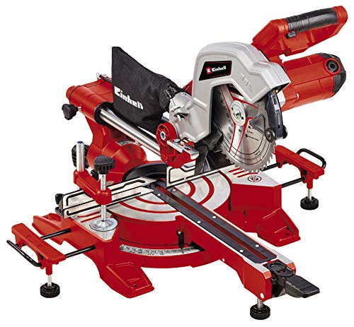 Einhell 4300380 Sierra ingletadora de Zug-Kapp, Rojo, negro, TC-SM Single (Neuheit 2020)