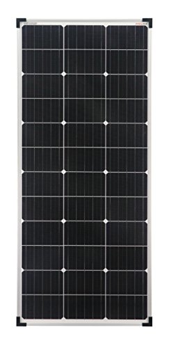enjoysolar® Mono 100W Módulo solar 12 V Panel solar Monocristalino 100 W ideal para autocaravanas, casa de jardín, barco