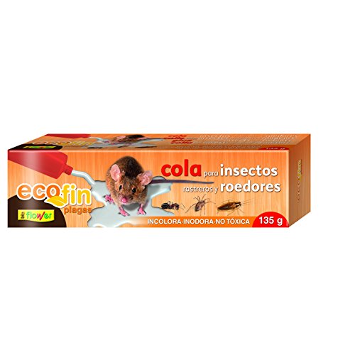 Flower 70556 70556-Cola para Insectos Rastreros y roedores, No Aplica, 19.8x4x5.5 cm Flower 70556 70556-Cola para Insectos Rastreros y roedores, No Aplica, 19.8x4x5.5 cm