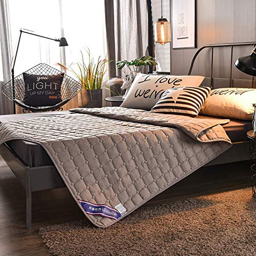 Foldable Soft Futon Mattress, Breathable Comfortable Sleeping Pad Thick Japanese Floor Mat for Living Room Dormitory Camping,Boys Girls Dormitory Mattress Pad,Camel,200x220cm
