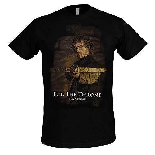 Game Of Thrones Camiseta Hombre de Juego de Tronos Tyrion Crossbow Killer Cotton Black - XXL