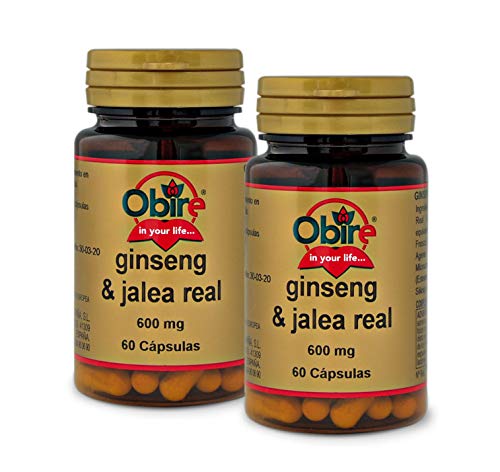 Ginseng & jalea real 600 mg. 60 capsulas (Pack 2 unid.)