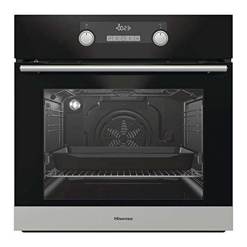 Hisense BI5229PG, Horno Pirolítico Multifunción,Clase A+, Gran capacidad 70L, Limpieza Pirolítica, 11 Programas, Guía telescópica incluida, Cristal extraíble de fácil limpieza, puerta blindada Hisense BI5229PG, Horno Pirolítico Multifunción,Clase A+, Gran capacidad 70L, Limpieza Pirolítica, 11 Programas, Guía telescópica incluida, Cristal extraíble de fácil limpieza, puerta blindada
