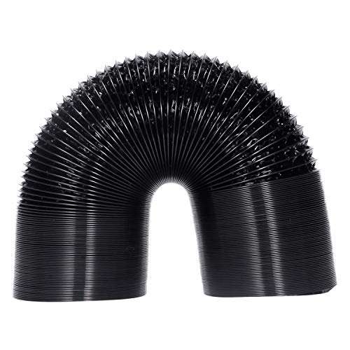 Hon&Guan Manguera Flexible de Ventilación de Aluminio Tubo Salida Aire para Baño, Kitchen Campana(ø125mm*2m,Negro) Hon&Guan Manguera Flexible de Ventilación de Aluminio Tubo Salida Aire para Baño, Kitchen Campana(ø125mm*2m,Negro)