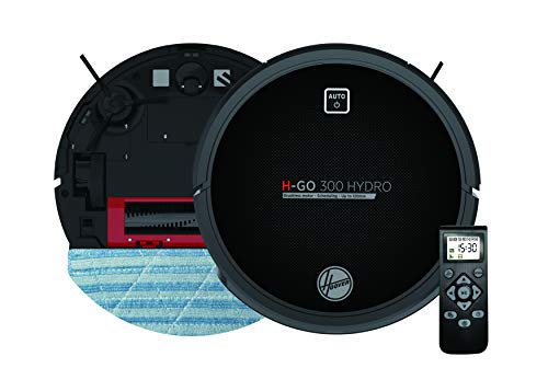 Hoover 38383000, H-Go 300 Hydro HGO320H 011 Robot multifunción 2 en 1, aspiración + Lavado, Hi-Gloss Black Hoover 38383000, H-Go 300 Hydro HGO320H 011 Robot multifunción 2 en 1, aspiración + Lavado, Hi-Gloss Black