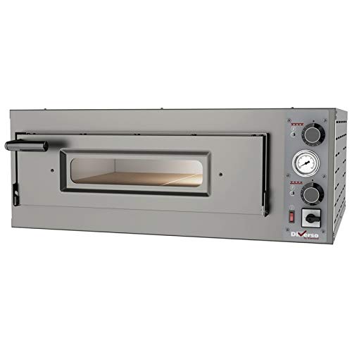 Horno de pizza eléctrico profesional con capacidad para 4 pizzas de 33 cm Horno de pizza eléctrico profesional con capacidad para 4 pizzas de 33 cm